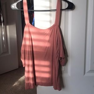 Thin Strap Over Shoulder Blouse